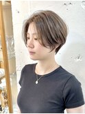 グレージュカラー/ボブウルフ/ココアベージュ 20代 30代 W1-1026