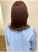 前髪/アンブレラカラー/こなれミディ/イメチェン/ウェーブパーマ