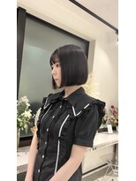 シンシェアサロン 原宿店(Qin shaire salon)&nbsp;切りっぱなしボブ×インナーピンク