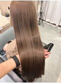 【lilley 稲永麻衣】髪質改善+ブリーチ+ダブルカラー+韓国ヘア