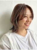 大人のナチュラルハイライト◎白髪ぼかしくびれヘア