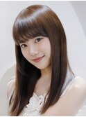 【artslita町田】ストレート/ツヤ/縮毛矯正/ブラウンカラー