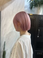 ヴァイス 渋谷店(VAICE)&nbsp;ペールピンク/ショートボブ/大人かわいい