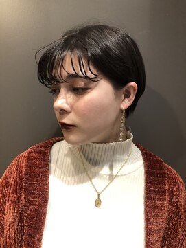 エトラ 渋谷店(etora) シースルーバング　濡れ髪ショート