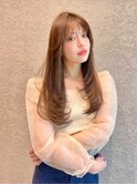 エアリーロング/レイヤーロング/韓国/前髪41127