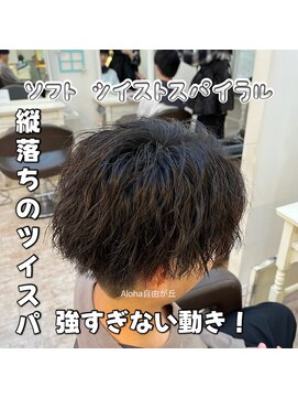 アロハ(ALoha) メンズ　縦落ち　ツイスパ