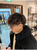 メンズマッシュ　スパイラルパーマ　佐世保