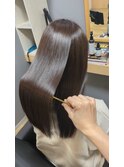 ツヤツヤ髪質改善トリートメントカラー
