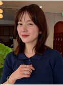 髪質改善＊毛先外巻きミニウルフ＊美髪【Zina 熊本】