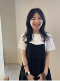 大人かわいいセミロング