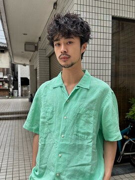 ヒュージ 表参道(huge) シャドウパーマ /フェザーショート /刈り上げないショート