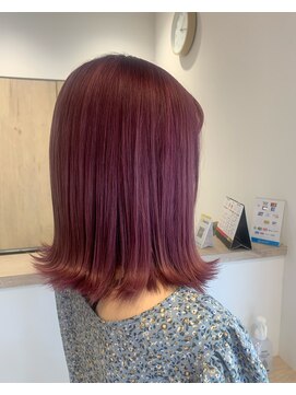 ルルバイアズール 草加店(LULU by azule) ダブルカラー，ピンクレッド，プラムピンク【草加】