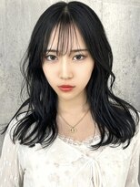 ワンズ リー 上大岡店(One's ly)&nbsp;レイヤーカット/ウェットヘア/オリーブベージュ[上大岡]