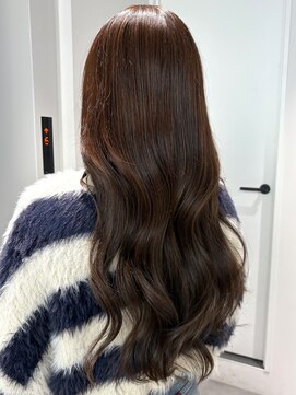 トリッカ シブヤ(TRICCA SHIBUYA) 暖色カラー/ブラウン/お客様スタイル/艶/透明感/髪質改善/渋谷