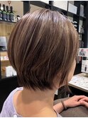 三鷹ショートボブくびれショートイルミナカラー顔周りレイヤー