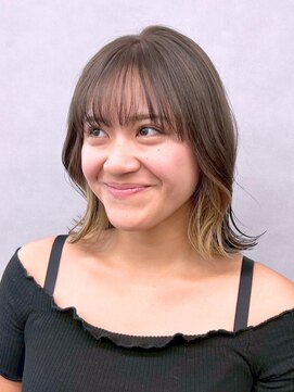 ジエクトクイン(The Ect Q'n) ハッシュボブ/インナーカラー/ミニマルボブ/ブリーチ/前髪カット