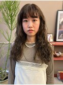 イメチェン◎春のスパイラルパーマ×暗髪ウェーブ20代30代