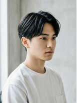 アルバ ヘアリゾート(ALBA)&nbsp;MEN’S/リバースセンターパート/ニュアンスパーマ/三鷹