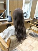 ブリーチなしのグレージュ
