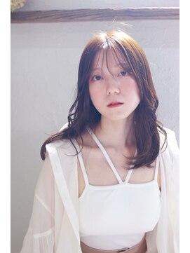 イングローブ 千鳥町店(Ingrove) 艶髪ダークブラウン×顔まわりレイヤー