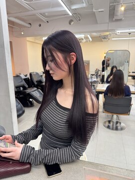 エクラ(ECLAT) 縮毛矯正×カシスブラウン