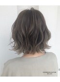 ウェーブボブ☆オリーブベージュ