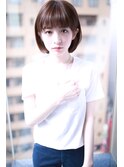 大人 かわいい 小顔 ナチュラルボブ【Cloud zero】