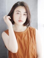 ウル 吉祥寺(ulu)&nbsp;爽やかアップバングのニュアンスカールボブ