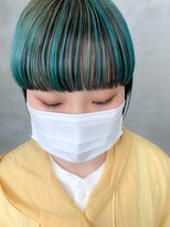 ヴェールカラー、ターコイズ、グリーン、オリーブ