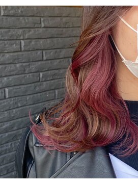 ヘアアンドビューティー クローバー(Hair&Beauty Clover) inner color pink/ニュアンスカラー