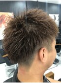 オトコをアゲる×アップバングレイヤーショート