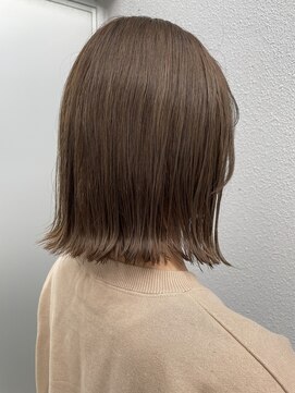 エイト 沖縄豊崎店(EIGHT toyosaki) 【EIGHT 豊崎】お客様スタイル_オリーブ香るくすみベージュ