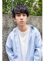 オースティン 登戸向ケ丘遊園(AUSTIN)&nbsp;ツイストパーマ七三オールバックマッシュウルフスリークショート