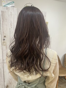 エコルアヘアー(ecolua hair) ロング×ピンクブラウン