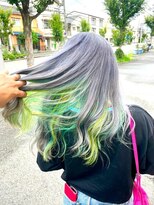 リコラックスビー 中百舌鳥(LICO LUXBE)&nbsp;インナーグリーン＿ホワイトシルバー