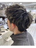 メンズ/ハイライト/メッシュ