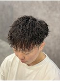 ツイスパショートマッシュ