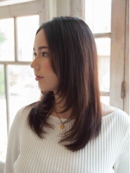色彩堂 琴似店の写真/話題のオーガニックカラーで、ダメージを抑えながら白髪をしっかりカバー☆髪本来の美しさを引き出します！