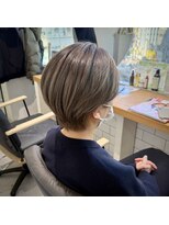 ミエルヘアーエスト 新宿店(mielhair est)&nbsp;ブリーチあり(^^)グレージュ
