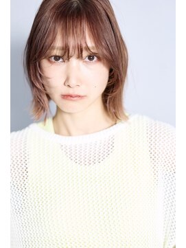 ジプソ 池袋西口(Gypso) コーラルピンク　２　池袋美容室　Gypso