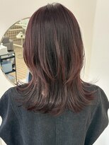 ハル 南平岸(HARU)&nbsp;ボルドーカラー×レイヤーカット