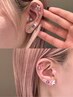 ★話題の耳つぼjewelｒy★アクセ感覚のイヤーデザイン【両耳10パーツ】_￥3500