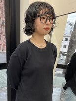 チーカ(chica)&nbsp;ボブパーマ　前髪パーマ　パーマアレンジ　簡単スタイリング