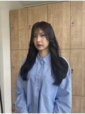 透明感暗めカラー