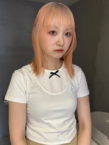 ペレ アネックス 大阪梅田茶屋町店(PELE ANNEX)&nbsp;くびれヘア/アプリコットオレンジ/夏のヘアアレンジ/梅田