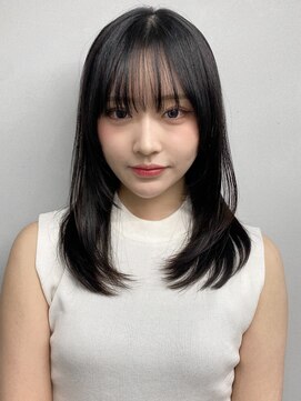 エトラ 渋谷店(etora) 小顔前髪 レイヤーカット デザインカラー フェイスフレーミング"