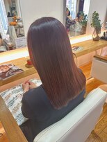 サクラ ビューティー ガーデン(SAKURA Beauty garden)&nbsp;髪質改善ストレート/ピンクブラウン