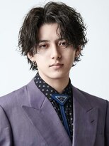 ネクスト 渋谷(NEXT)&nbsp;MEN’S HAIR/ブルーブラック/フェザーパーマ/渋谷ア