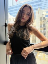 コディー(CODY)&nbsp;ミディアムヘア暗めカラー/デザインカラー/フェイスフレーミング