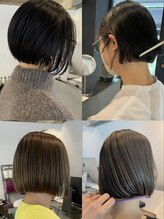 手ぐしでまとまるショート・ボブスタイル！！